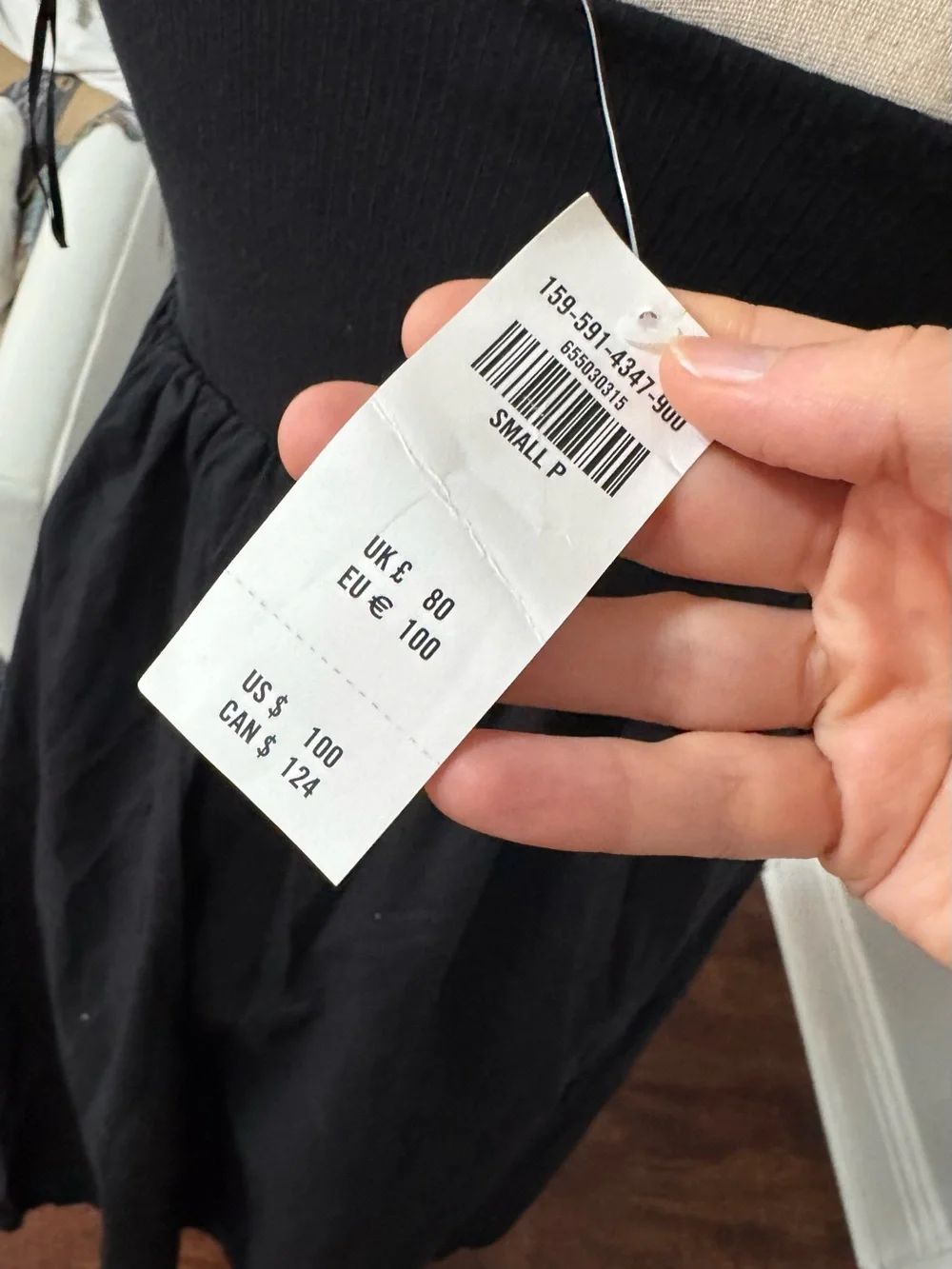 Abercrombie & Fitch Black Maxi Dress NWT SP